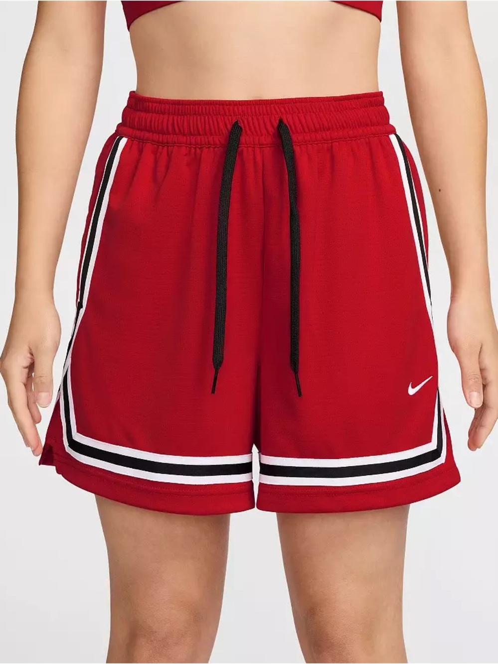 Nike Women's Crossover Dri-FIT 5" Basketball Shorts University Red Small